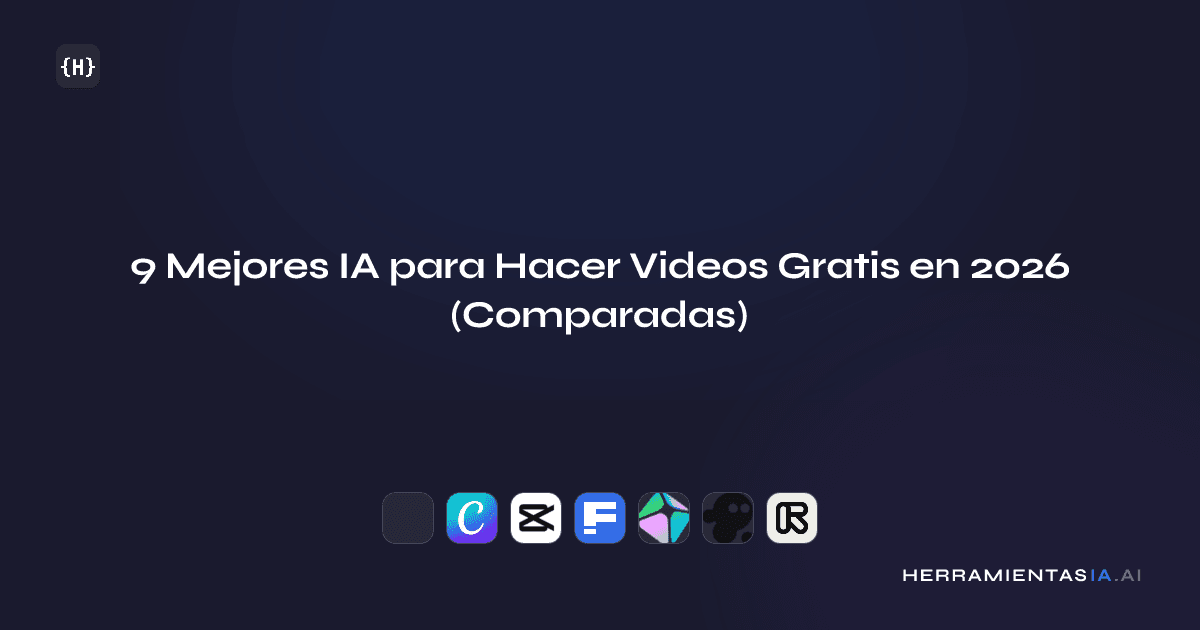 9 Mejores IA para Hacer Videos Gratis en 2026 (Comparadas)