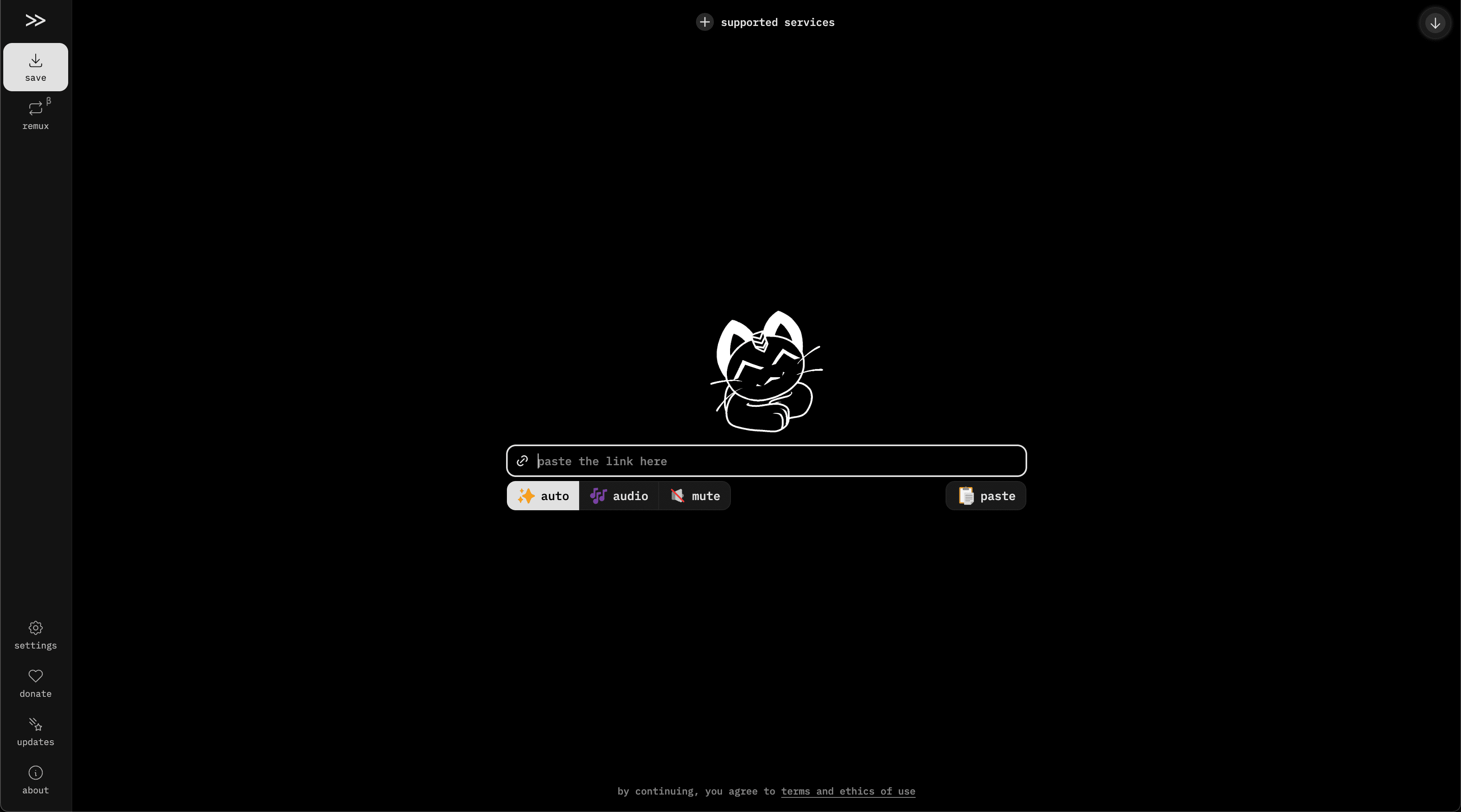 Cobalt.tools — captura de pantalla