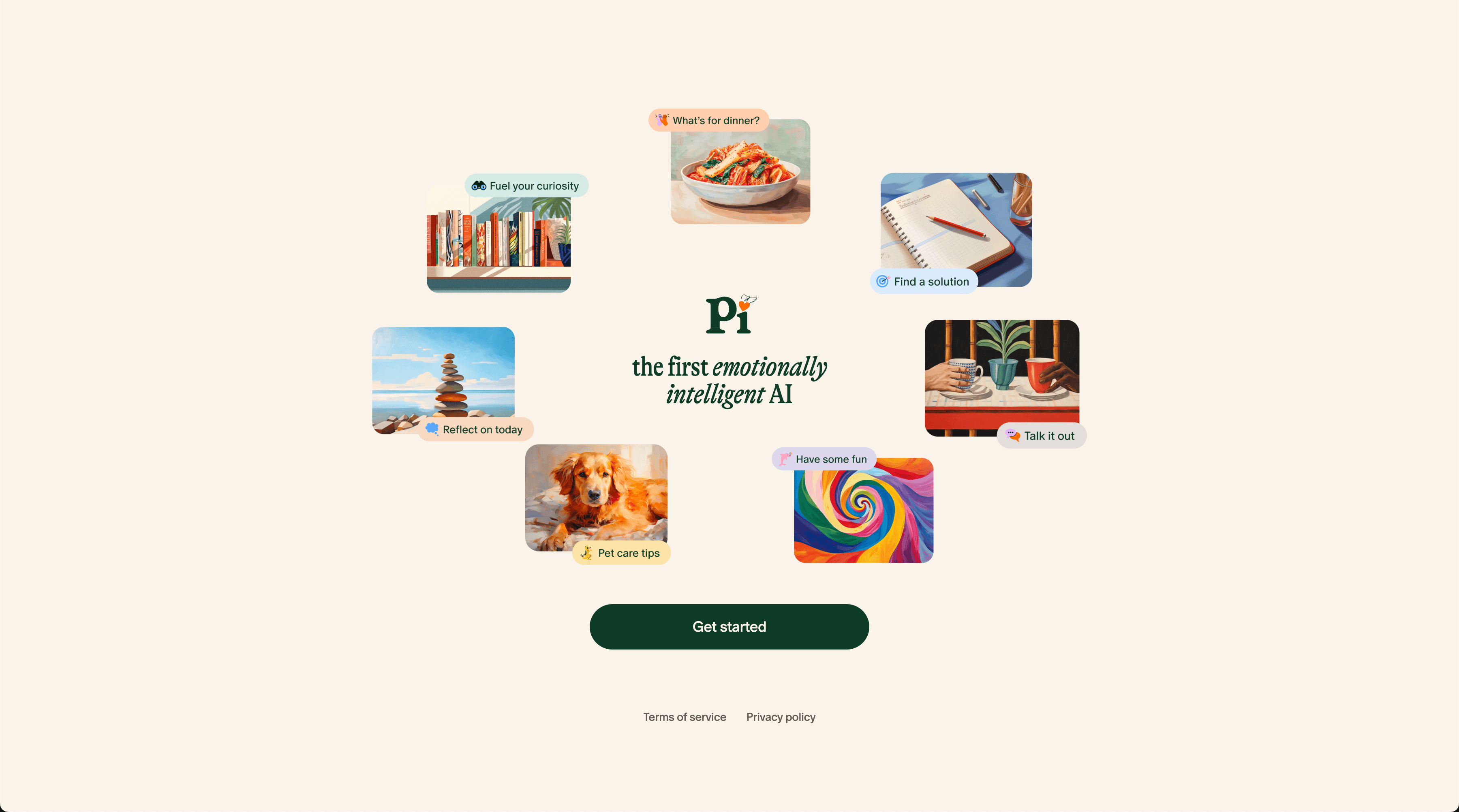 Pi.ai — captura de pantalla