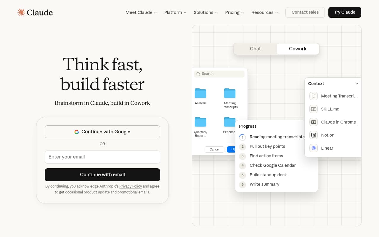 Claude.ai — captura de pantalla