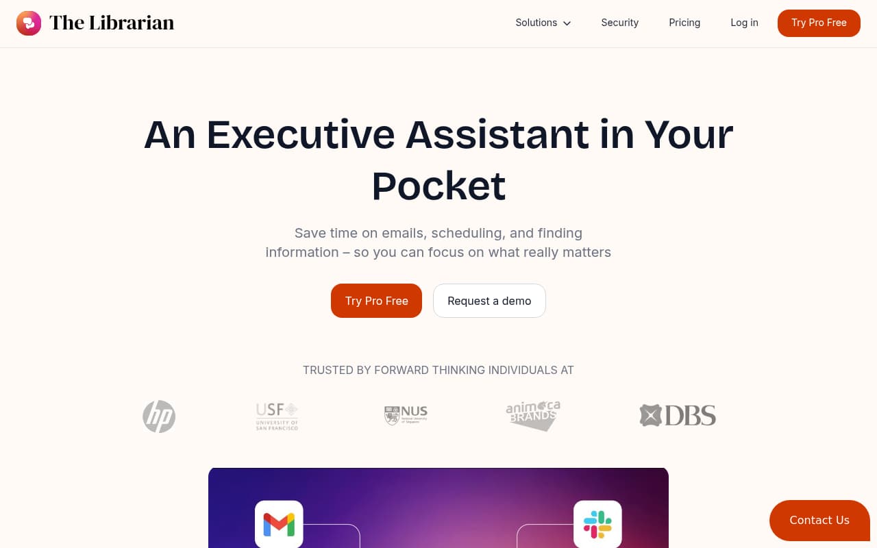 TheLibrarian.io — captura de pantalla
