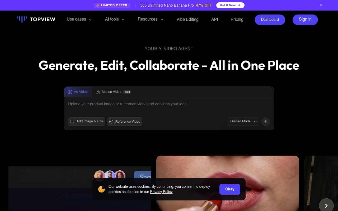 TopView.ai — captura de pantalla