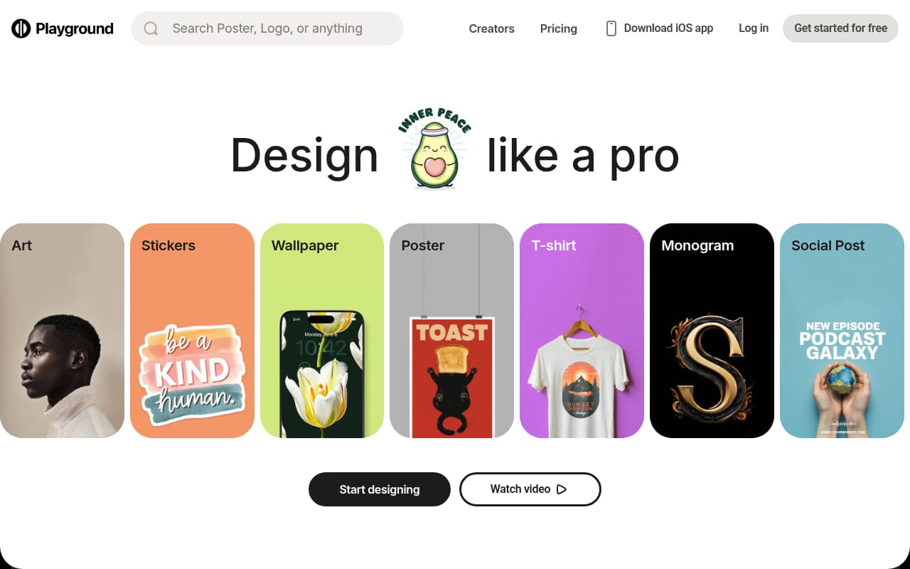 Playground.com — captura de pantalla